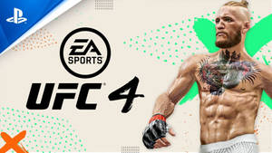 UFC 4 EA Sports 戰士，帶有紋身胸部和手套