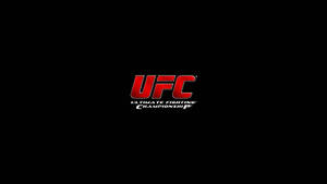 UFC標誌，紅色字母和白色文字在黑色背景上 — 蝙蝠俠標誌 壁紙