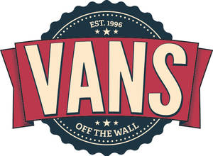 Vans品牌標誌，帶有「EST. 1996」和「OFF THE WALL」文字的復古設計。