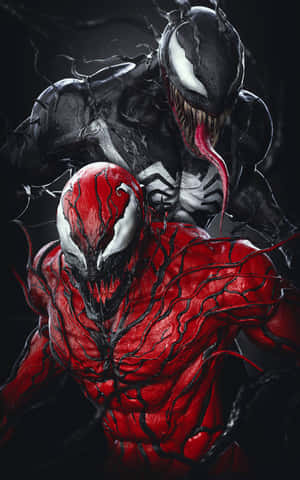 型爆 Venom Vs Carnage — Pixel Tablet 壁紙
