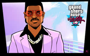 GTA Vice City 10週年紀念角色，身穿粉紅色西裝和紅色太陽眼鏡。
