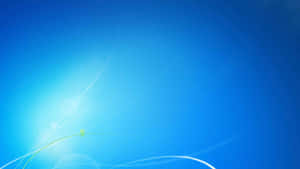 Windows 7 高清桌布 — 可愛藍色 壁紙