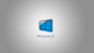 灰色漸變背景上的 Windows 8 標誌 — 漸變動畫 壁紙