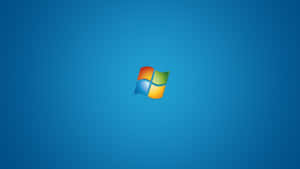藍色漸變背景上的 Windows 標誌