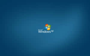 漸變藍色背景上的 Windows XP 標誌