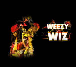 兩個戴紅帽嘅男人被發光煙霧包圍，有「WEEZY WIZ」文字。