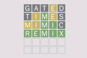彩色區塊的極簡網格拼出 GATED TIMES MIMIC REMIX
