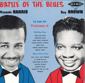 《Battle of the Blues》專輯封面，兩位微笑的男歌手身穿燕尾服。