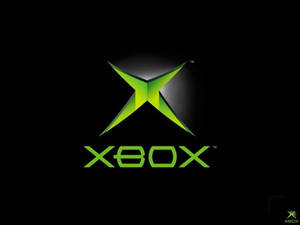 黑色背景上的綠色Xbox標誌
