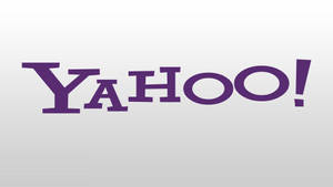 灰色漸變背景上的紫色 Yahoo 標誌 — 純灰色 壁紙