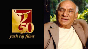 長者肖像，旁邊是 Yash Raj Films 50 週年標誌。