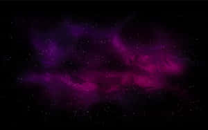 太空中帶有星星的紫色宇宙星雲