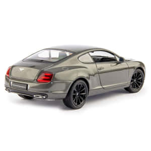 啞光灰色 Bentley Continental Supersports 模型車，配黑色輪圈，白色背景。 — iPad Pro 11 壁紙