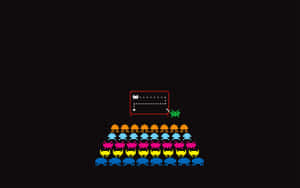 像素化 Pac-Man 鬼魂在迷宮中追逐玩家，下方有色彩繽紛的鬼魂。 — Steam Deck 壁紙