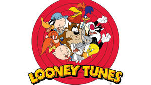 Looney Tunes標誌，紅色靶心圓圈內有標誌性卡通角色。
