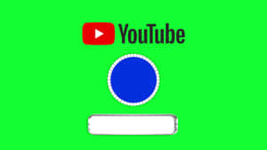 YouTube 載入畫面，附有搜尋列，背景為綠色。