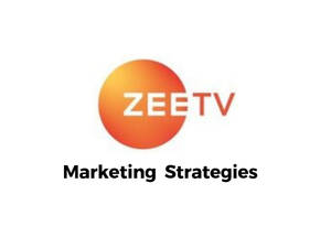 Zeetv 標誌，帶有橙色圓圈和文字 marketing strategies