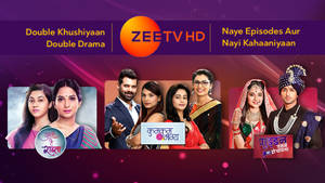 Zeetv HD 戲劇系列宣傳，演員穿著傳統和現代服裝。