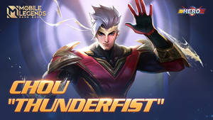 動漫遊戲角色 Chou Thunderfist 引導閃電能量。 — 遊戲 壁紙