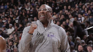 籃球教練在比賽中握拳大喊 — 科比· Bryant 壁紙