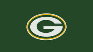 深綠色背景上的 Green Bay Packers 標誌 — 綠灣包裝工 GIF 壁紙