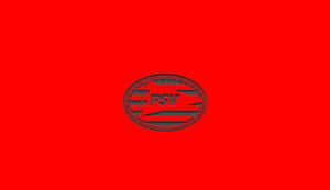 紅色背景上的PSV標誌 — 低對比度 壁紙