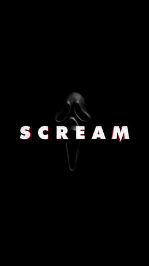 黑色背景上，帶有紅色點綴的鬼臉標誌位於 SCREAM 字樣上方。 — 最黑暗地牢 壁紙