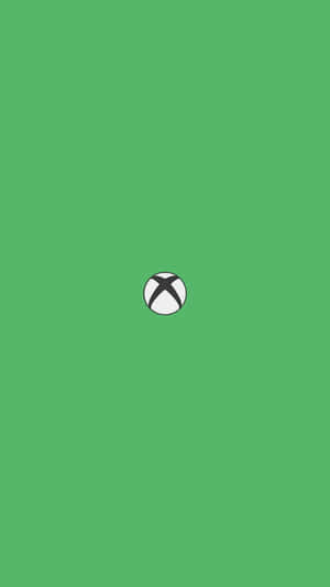 綠色背景上的Xbox標誌 — 綠色美學 壁紙