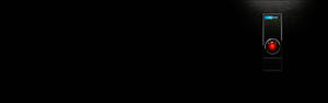 昏暗房間中的紅色閉路電視攝像頭 — 機械人 壁紙