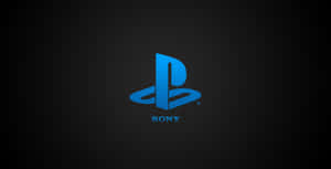 深色背景上帶有Sony文字的PlayStation標誌