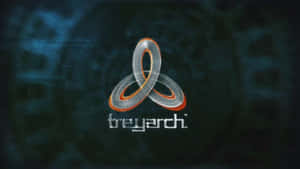 在深色數位背景上帶有發光環的 Treyarch 標誌。 — 螢幕保護 壁紙