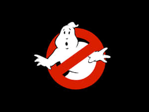 Ghostbusters 標誌，白色鬼魂在紅色圓圈內並有一條斜線。 — 鬼 Rider 壁紙