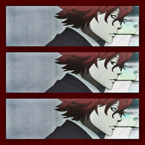 穿著西裝的紅髮動漫角色看著屏幕。 — Naruto and hinata GIF 壁紙