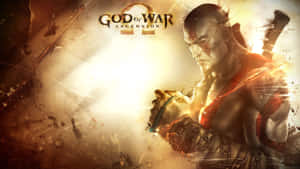 God of War Ascension 戰士以戰鬥姿態手持發光武器