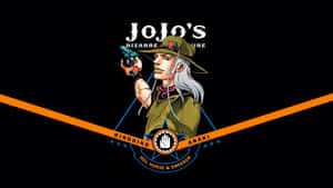 JoJo的奇妙冒險角色荒木飛呂彥，附有荷爾荷斯和皇帝標誌。 — 波傑克·霍斯曼 GIF 壁紙