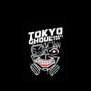 動漫角色東京喰種的金木研，戴著防毒面具，露出尖牙和紅色眼睛。 — 鬼滅之刃面具 壁紙