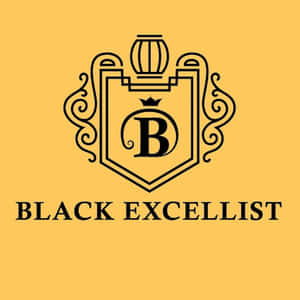 Black Excellist 標誌，黃色背景的盾牌中有一個帶皇冠的B。