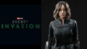 Marvel Studios《Secret Invasion》標題卡，一名身穿黑色戰術裝備的女特工。 — 漫威超級英雄 壁紙