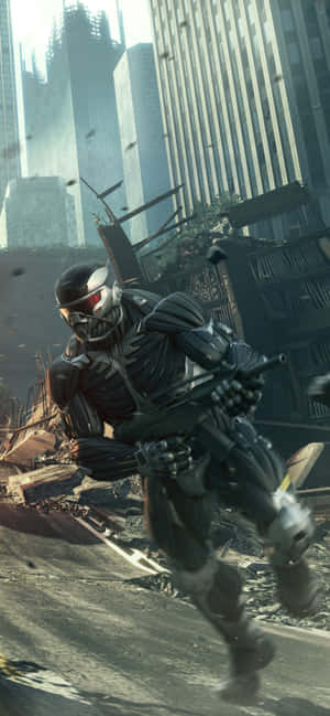 iPhone XS Max Crysis Warhead 背景 — 銀河F56 壁紙