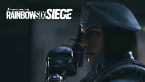 《Rainbow Six Siege》戰術裝備幹員在黑暗環境中手持手槍。 — 虹彩六號：圍攻行動 壁紙