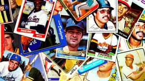 復古棒球交易卡， featuring 像 Sammy Sosa 和 Greg Maddux 這樣的球員。 — 棒球 壁紙