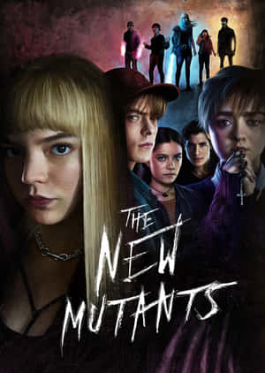 一群年輕變種人在黑暗電影場景中展現發光能力。 — iPad Air 壁紙