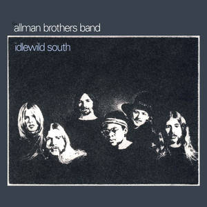 The Allman Brothers Band 專輯《Idlewild South》的封面，以黑白呈現五名樂隊成員。 — 音樂 GIF 壁紙