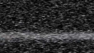 帶有水平失真條帶的黑白靜電噪聲。 — 靜態gif 壁紙