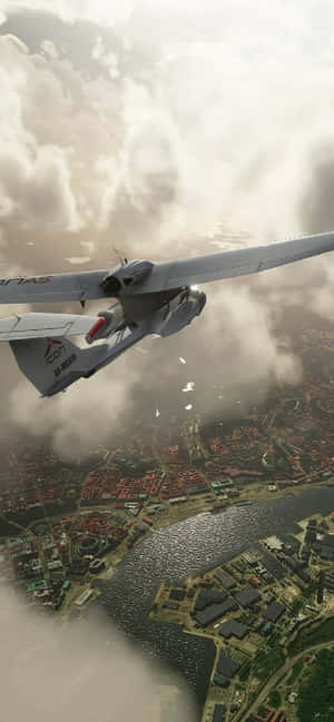 Android Microsoft Flight Simulator 背景 — Realme C71 壁紙