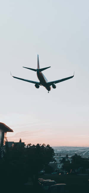 飛機iPhone — Pixel 7a 壁紙