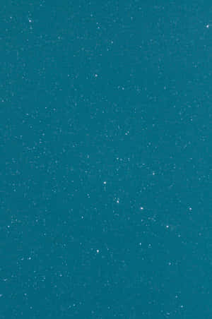 佈滿星星的藍綠色夜空 — 極簡美學 壁紙