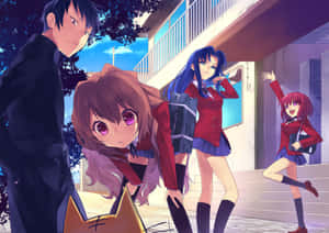Toradora 背景 — 龍與虎 壁紙