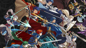 Fire Emblem 風花雪月背景 — 寵物小精靈 劍與盾 壁紙