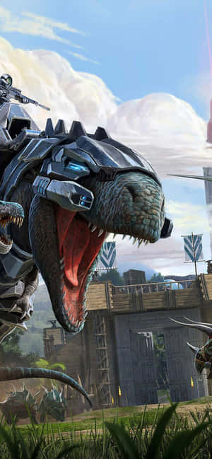 Ark Survival 4k — Vivo V60e 壁紙